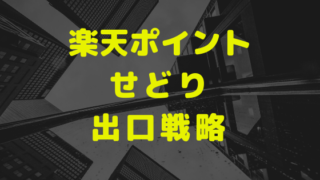 楽天ポイントせどり出口戦略